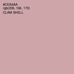 #CEA6AA - Clam Shell Color Image