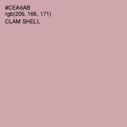 #CEA6AB - Clam Shell Color Image