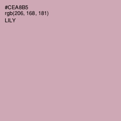 #CEA8B5 - Lily Color Image