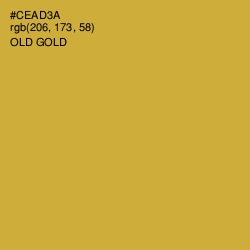 #CEAD3A - Old Gold Color Image