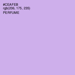 #CEAFEB - Perfume Color Image