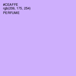 #CEAFFE - Perfume Color Image