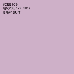 #CEB1C9 - Gray Suit Color Image