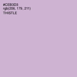 #CEB3D3 - Thistle Color Image