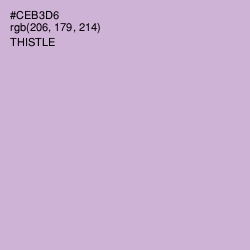 #CEB3D6 - Thistle Color Image