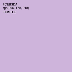 #CEB3DA - Thistle Color Image