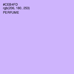 #CEB4FD - Perfume Color Image