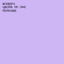 #CEB5F4 - Perfume Color Image
