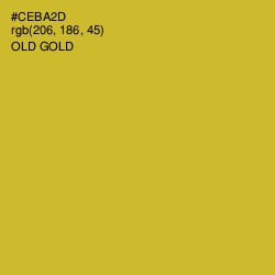 #CEBA2D - Old Gold Color Image