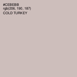 #CEBEBB - Cold Turkey Color Image