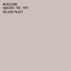 #CEC0BB - Silver Rust Color Image