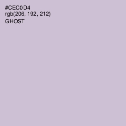 #CEC0D4 - Ghost Color Image
