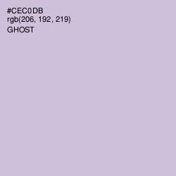 #CEC0DB - Ghost Color Image