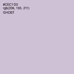 #CEC1D3 - Ghost Color Image