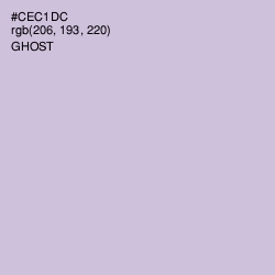 #CEC1DC - Ghost Color Image