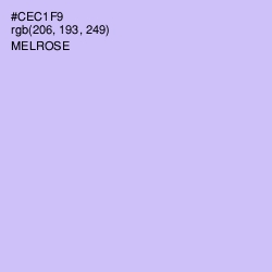 #CEC1F9 - Melrose Color Image