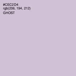 #CEC2D4 - Ghost Color Image