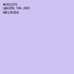 #CEC2F2 - Melrose Color Image