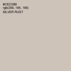 #CEC3B9 - Silver Rust Color Image