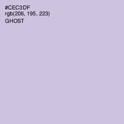 #CEC3DF - Ghost Color Image