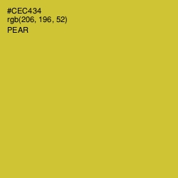 #CEC434 - Pear Color Image