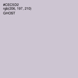 #CEC5D2 - Ghost Color Image