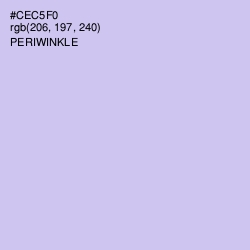 #CEC5F0 - Periwinkle Color Image