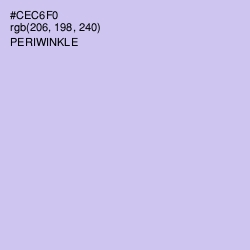 #CEC6F0 - Periwinkle Color Image