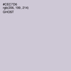#CEC7D6 - Ghost Color Image