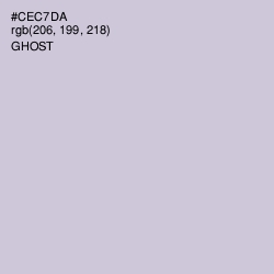 #CEC7DA - Ghost Color Image