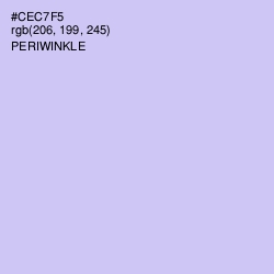 #CEC7F5 - Periwinkle Color Image