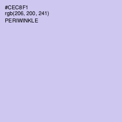#CEC8F1 - Periwinkle Color Image