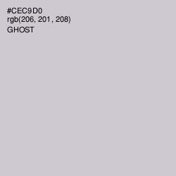 #CEC9D0 - Ghost Color Image