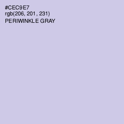 #CEC9E7 - Periwinkle Gray Color Image