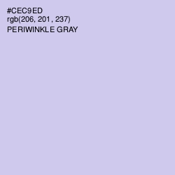 #CEC9ED - Periwinkle Gray Color Image