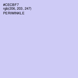 #CECBF7 - Periwinkle Color Image