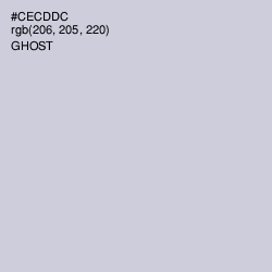 #CECDDC - Ghost Color Image