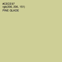 #CECE97 - Pine Glade Color Image