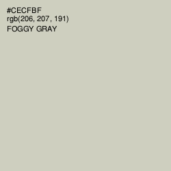 #CECFBF - Foggy Gray Color Image