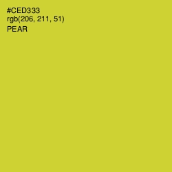 #CED333 - Pear Color Image