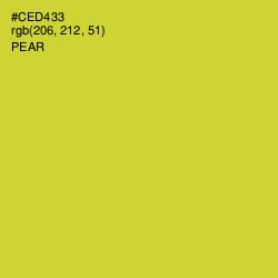 #CED433 - Pear Color Image