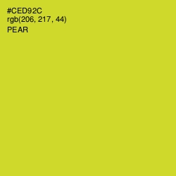 #CED92C - Pear Color Image