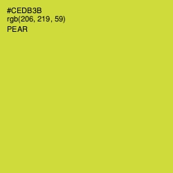 #CEDB3B - Pear Color Image