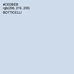 #CEDBEB - Botticelli Color Image