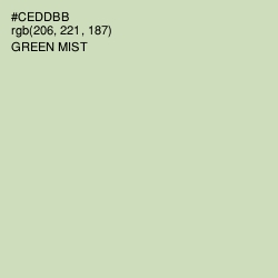 #CEDDBB - Green Mist Color Image