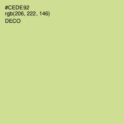 #CEDE92 - Deco Color Image
