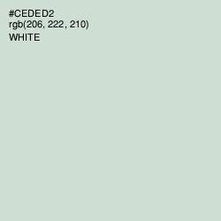 #CEDED2 - Paris White Color Image