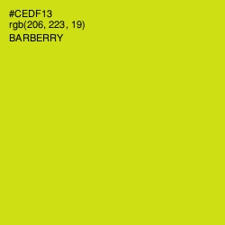 #CEDF13 - Barberry Color Image