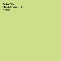 #CEDF89 - Deco Color Image