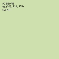 #CEE0AE - Caper Color Image